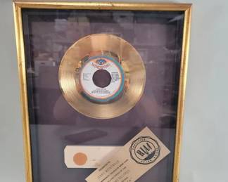021 Lot 468 Framed vintage RIAA Certified Gold Single sales