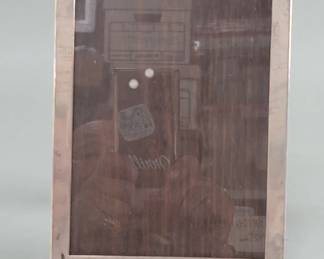 037 Lot 67 Cartier sterling silver glass and wood hand