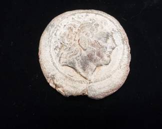 751 Lot 612 Ancient Kings of Thrace Greek lead coin