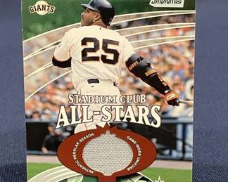 660 Lot 459h 2001 Topps Stadium Club AllStar Barry Bonds