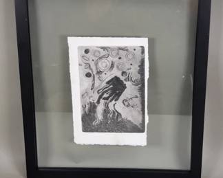 516 Lot 239 Vintage abstract engraving