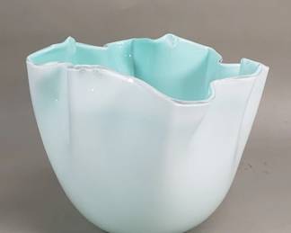 206 Lot 189 Organic cased art glass hand blown center piece