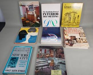 286 Lot 411 Group of vintage furniture books
