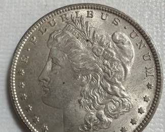 563 Lot 33 1896 Morgan silver dollar