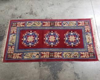 103 Lot 598 Vintage handmade rug