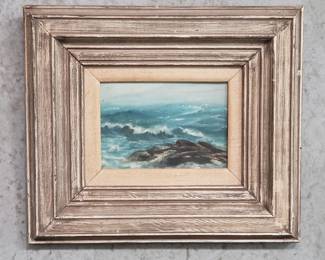 108 Lot 162 Gene Koziniski 1958 oil painting on board