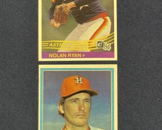 396 Lot 454h Lot of 1980s Topps Nolan Ryan baseball cards