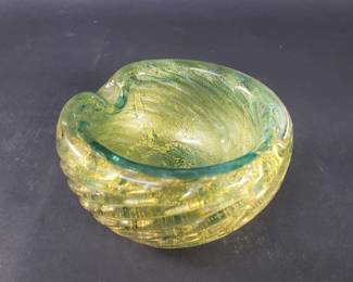 228 Lot 405 Vintage murano style art glass bowl