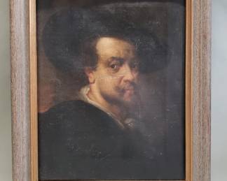 110 Lot 220 19the century style oil on canvas painting after