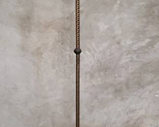 488 Lot 184 Vintage brass floor lamp