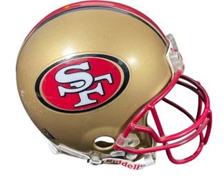 610 Lot 365h San Francisco 49ers Riddell football helmet