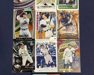 392 Lot 452h Lot of Aaron Judge baseball cards
