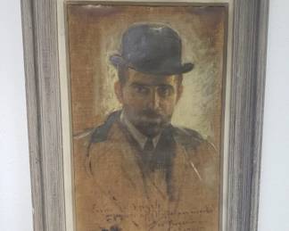 040 Lot 443 Vintage Francesco De Gregorio signed oil on