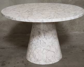 154 Lot 122 Vintage faux marble round table