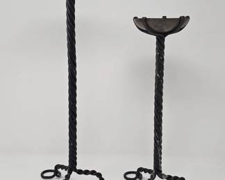 437 Lot 639a Pair of vintage Spanish Revivalstyle wrought