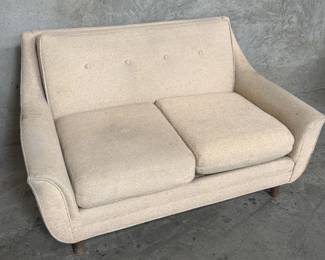 771 Lot 84 Mid century modern upholstery settee
