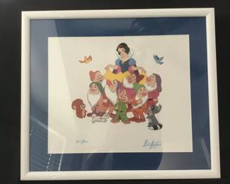 144 Lot 403h Disneys Snow White artist Bill Justice signed