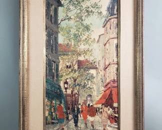 064 Lot 160 Signed Marcel Maurice Brisson Impasto and