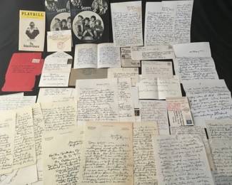 188 Lot 503h William Ivey Long costume designer letters archive