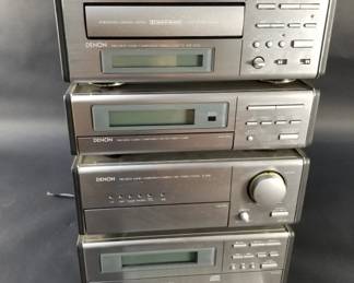 059 Lot 597 4 vintage Denon precision audio component