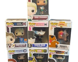 351 Lot 371h Lot of seven Funko Pop