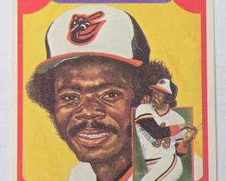 310 Lot 62 1983 Eddie Murray autographed baseball card