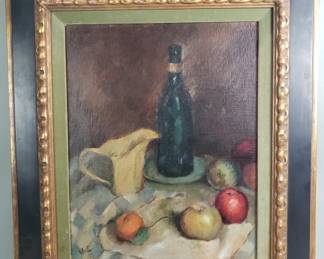 083 Lot 86 Signed V Smith Impressioniststyle oil on canvas
