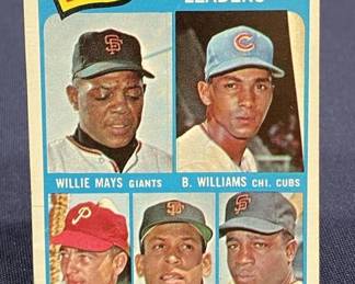 666 Lot 462h 1965 Topps National League Home Run Leaders