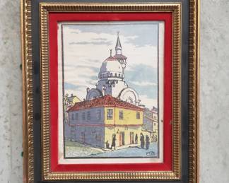 138 Lot 164 Vintage signed and numbered lithograph