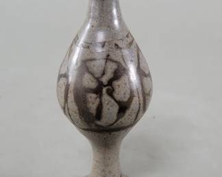500 Lot 205 Mid century signed pottery bud vase