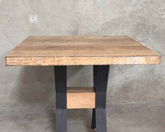 165 Lot 284 Thomas Bina Tyson style wood dining table