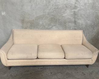 195 Lot 94 Mid century modern upholstery sofa