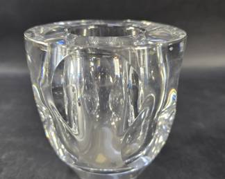247 Lot 7 Orrefors crystal vase