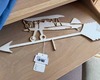 Metal Plane Weathervane