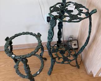 Vtg Iron Plant Stand