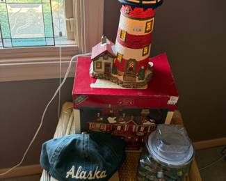 Lighthouse Lamp, Marbles, Alaska Hat