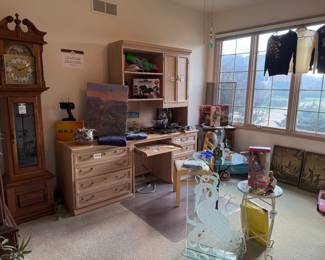 Desk, Grandfather Clock