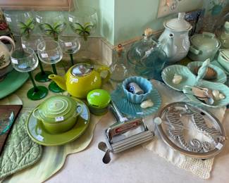 Palm Tree Glasses, Kitchenware