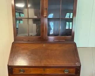 Chippendale Style Drop Front Secretary Desk