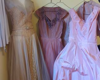Vintage Pink Prom Dresses