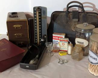 Vintage Medical Bag Tools