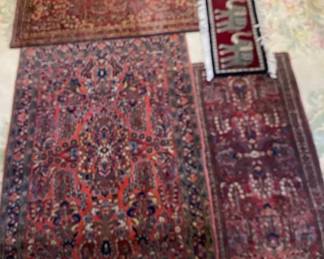 Hand Knotted RedToned Assorted Rugs