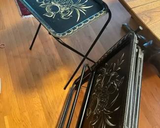 Vintage Cal Dak Metal Folding Tables