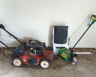 Toro Lawnmower, Edger And Bush Trimmer