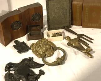 Vintage Bookends, Door Knockers, And More