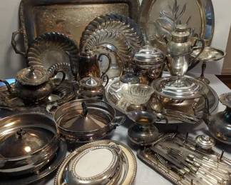 Silver Plate Mega Mystery Lot