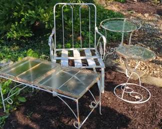 Rusty Chic Vintage Patio Furniture
