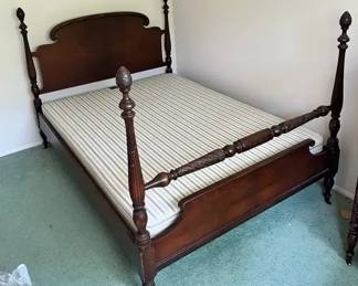 Wooden Four Poster Full Size Bed