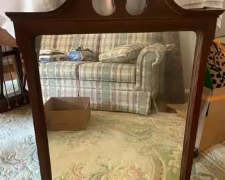 Wood FederalChippendaleStyle Mirror
