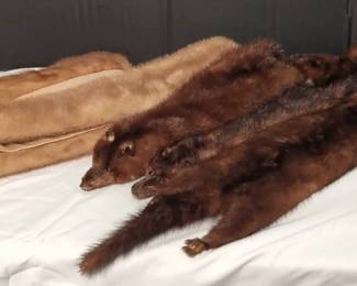 Vintage Mink Fur Collars